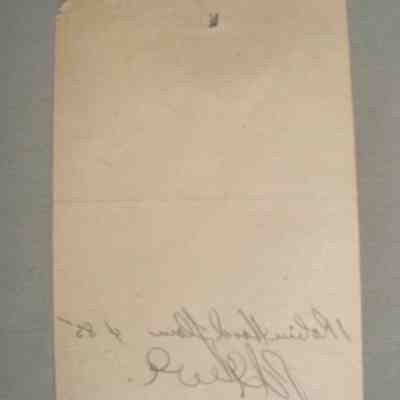 Receipt to Len Fulton