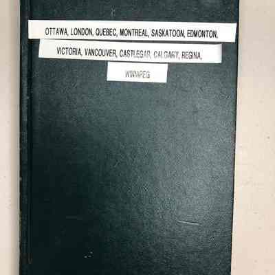 Travel Diary of Dorothy Burnham, 1979