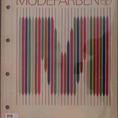 Modefarben herbst/winter 1973-74 : Rezepte fur wolle und wollmischgespinste.