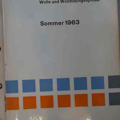 Modefarben : II, Wolle und Wollmischgespinste.