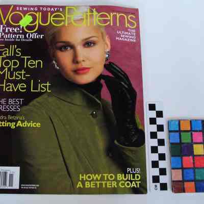 Vogue Patterns October November 2008 Cover