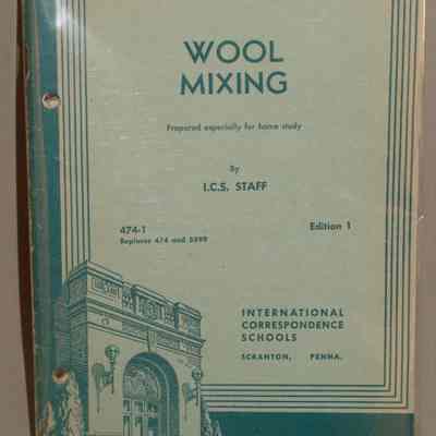Wool mixing : 474-1, Replace 474 and 5899 / By I.C.S. Staff.
