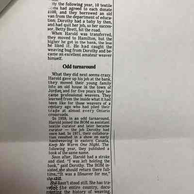 Clipping: “Labor of love means fulfillment for two Metro-area women”