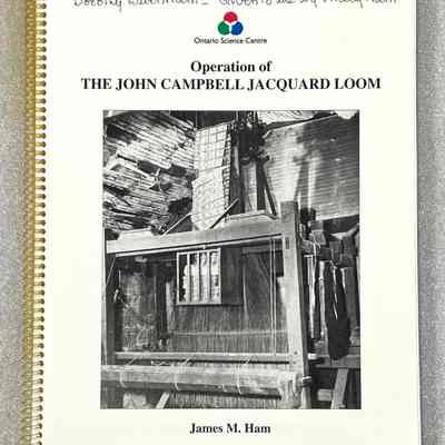 Operation of The John Campbell Jacquard Loom - Front Cover without Plastic Protector