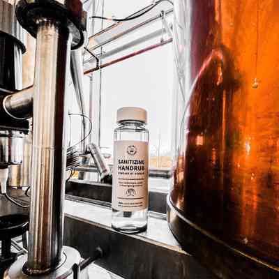 Hand Sanitizer Made in Almonte Distillery During COVID-19
