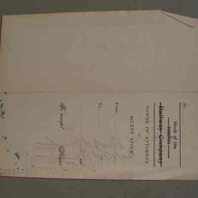 The Rosamond Woolen Company power of attorney