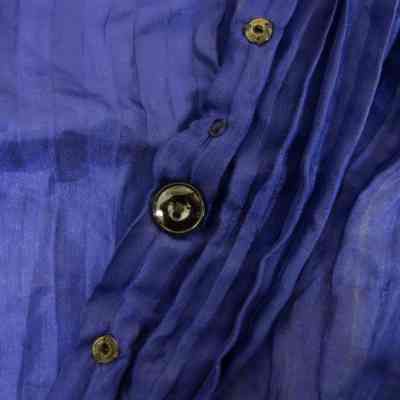 Black Glass Button Detail