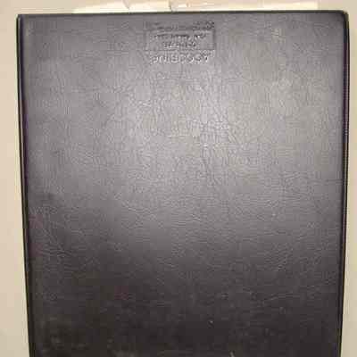 Binder of local newspaper clippings and photos