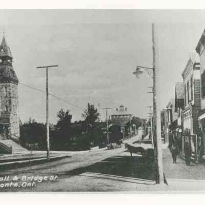 Town Hall and Bridge Street with Photo Border: Origformat: Print-Photographic