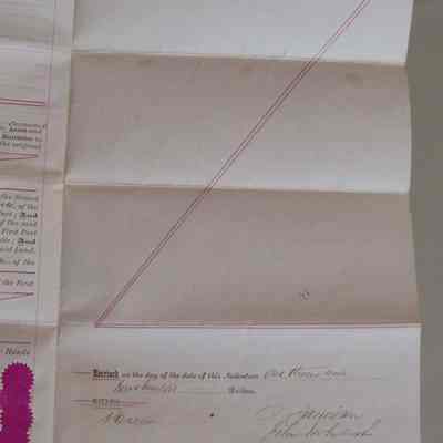 Deed of Bargain and Sale between Joseph Jamieson and The Rosamond Woolen Company