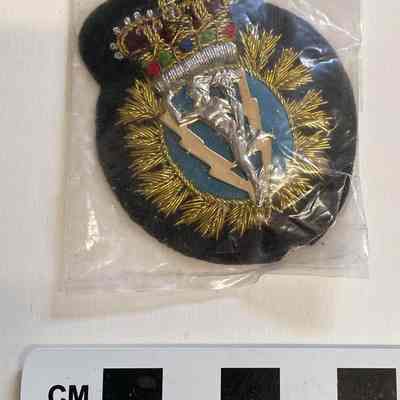 RCAF beret badge C&E branch