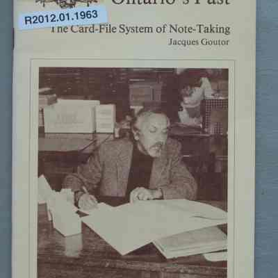 The card-file system of note-taking / Jacques Goutor.