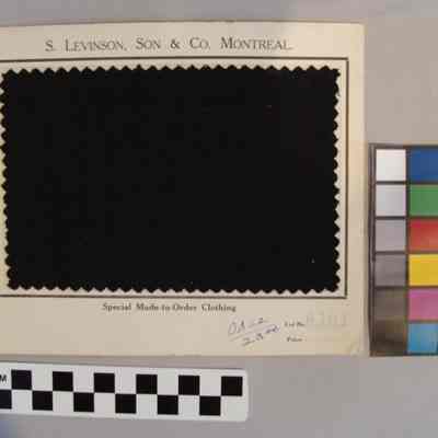 Tailor's Sample of Rosamond Woollen Mill fabric