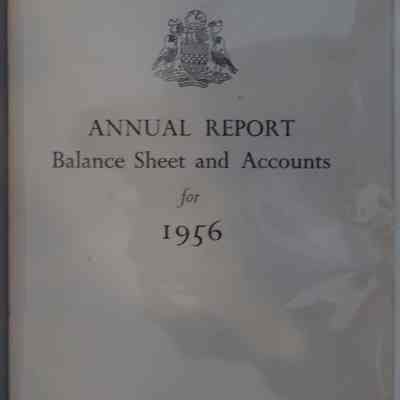 Annual Report : Balance sheets and accounts for 1956.