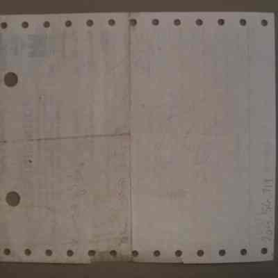 John Lindsay International Harvester receipt for Len Fulton