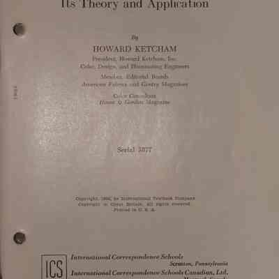 Color : It's theory and application / By Howard Ketcham.