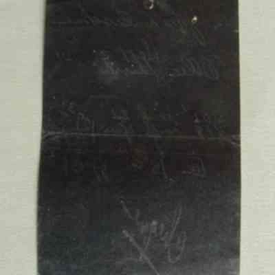 Almonte Cold Storage receipt for Len Fulton