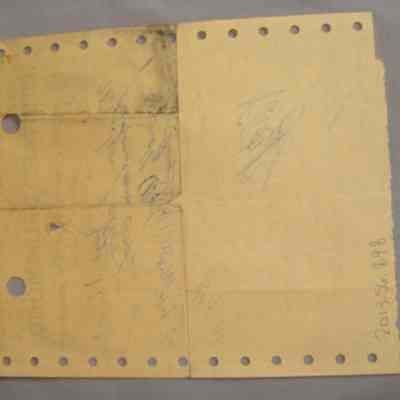 Stewart Drummond receipt for Len Fulton