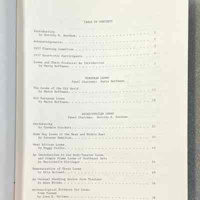 1977 Proceeedings - Table of Contents Page 1: Dorothy Burnham wrote the Introduction.