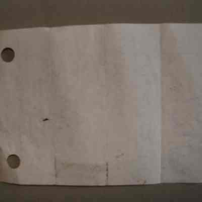 Kerry - Scott Directors of Funeral Service Home Funishers receipt for Len Fulton