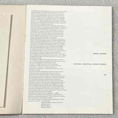 Design Awards 1957 - Inside Title Page
