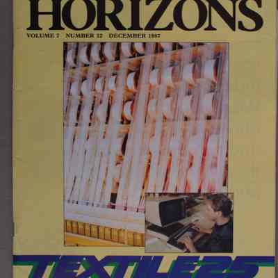 Textile horizons : The international magazine of The Textile Institute / Editor Ted Love.