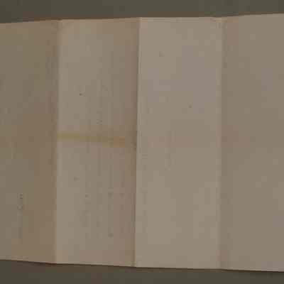 Letter from Fair & Cameron Notaries to The Secretary of the Rosamond Woolen Company