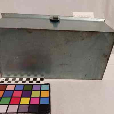 Teal Document Box/Tin