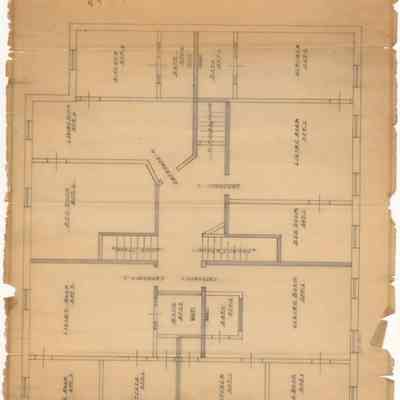 Floor plan of alteration made to McArthur's Block