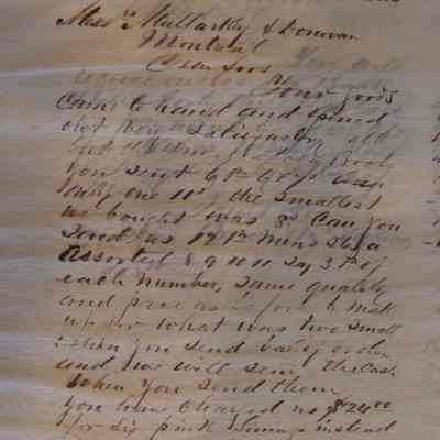 close-up of text