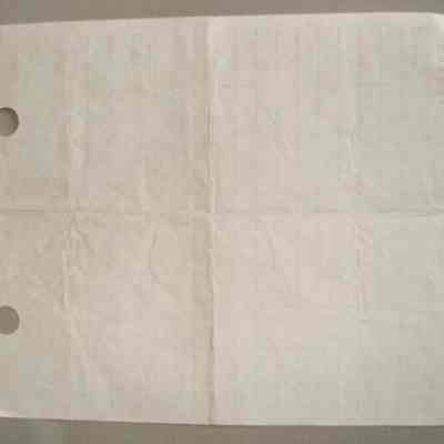 Almonte Co-operative Cold Storage LTD. receipt for Len Fulton and Lawson