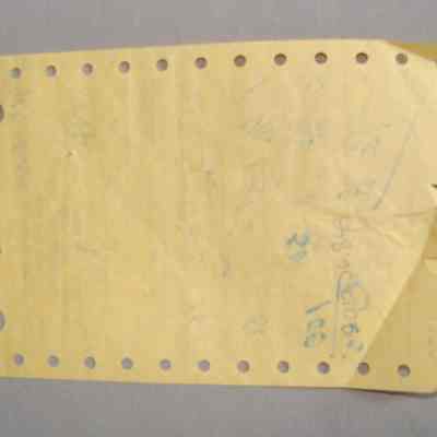 Giles Auto Parts receipt for Len Fulton