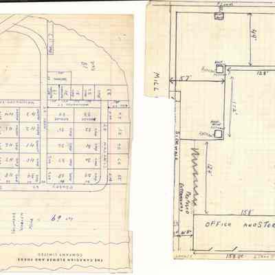 Blueprint, Rosamond Woollen Co.