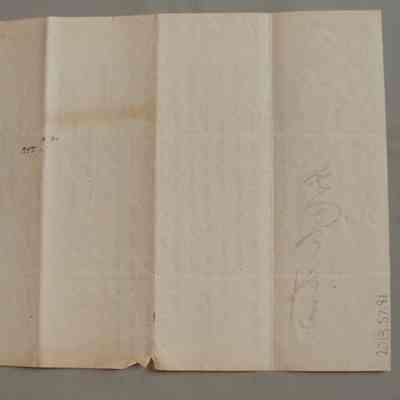 Letter from the Royal Trust Company at Montreal