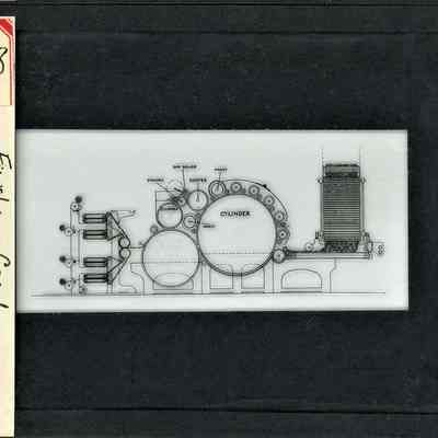 Glass-plate negative slide