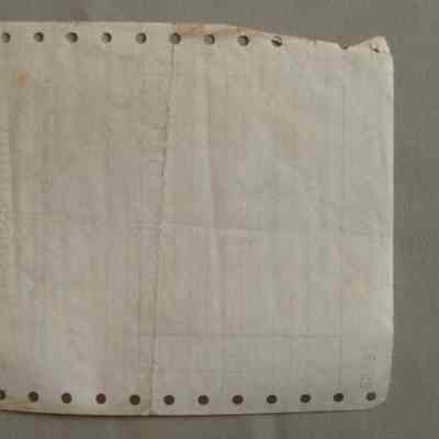 John Lindsay Receipt