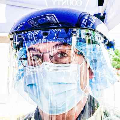 Paramedic in PPE