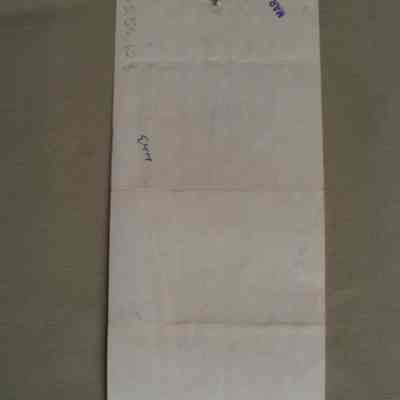 Royal Bank of Canada Almonte receipt for a loan for Leonard Fulton