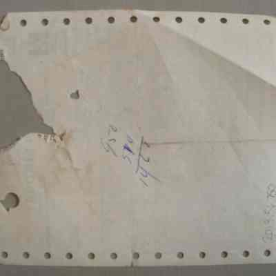 John Lindsay International Harvester receipt for Len Fulton