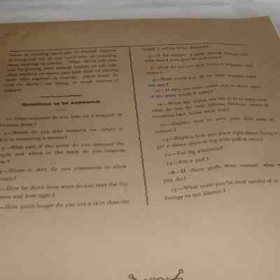 Mrs Sanders Dress Cutting Course Lesson 6