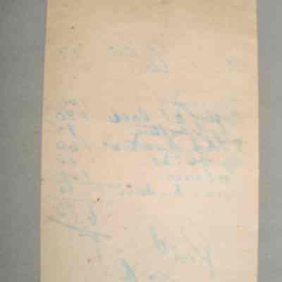 Almonte Garage receipt for Len Fulton