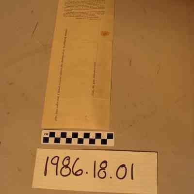 reverse side of assesement