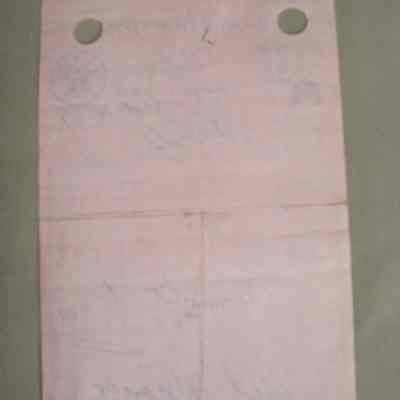 B. A. Thurston receipt