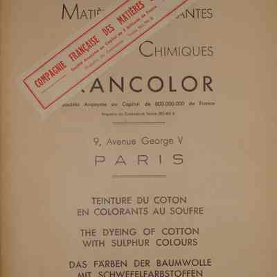 The dyeing of cotton with sulphur colours.