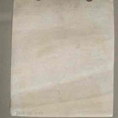 Almonte Co-operative Cold Storage receipt for Len Fulton
