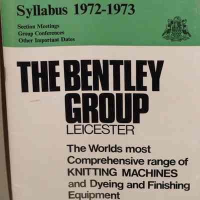Syllabus 1972-1973 : Section meetings, group conferences, other important dates.