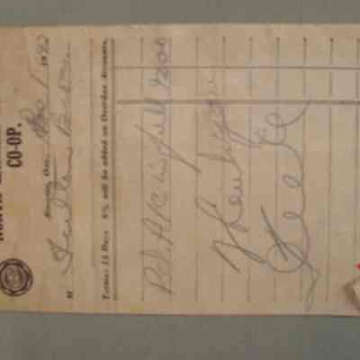 Receipt to John Fulton