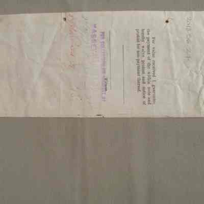 Loan Receipt