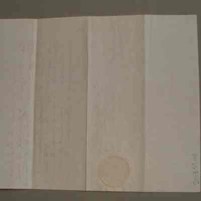 Letter from James Smith