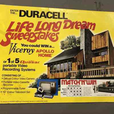 Duracell advertising poster